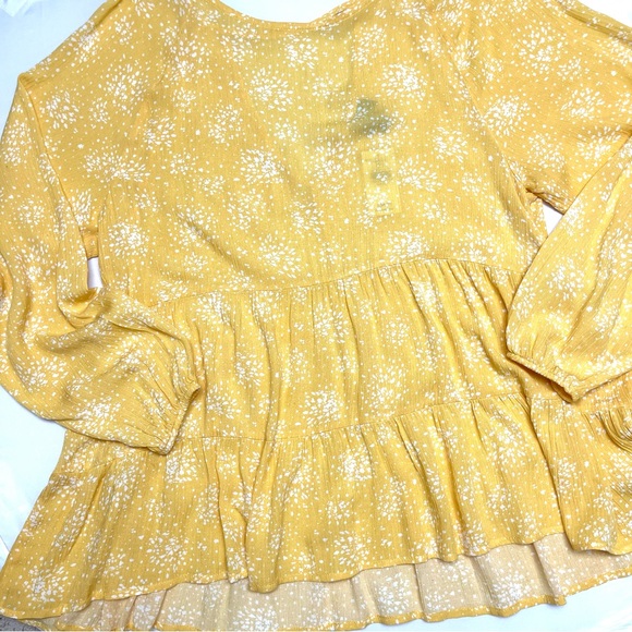 NWT Daytrip Ditsy Tiered Babydoll Top - Picture 3 of 7